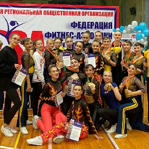 Команды Самарского университета - призеры областного Кубка по фитнес-аэробике 